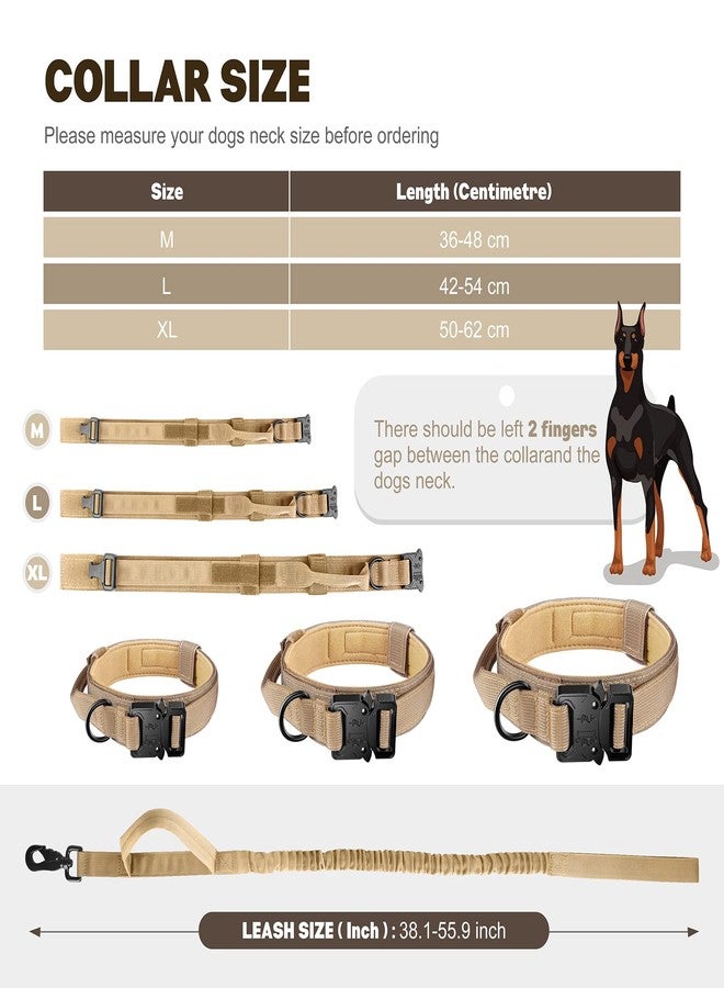 FYA Tactical Dog Collar (XL, Brown Collar) - Image 2